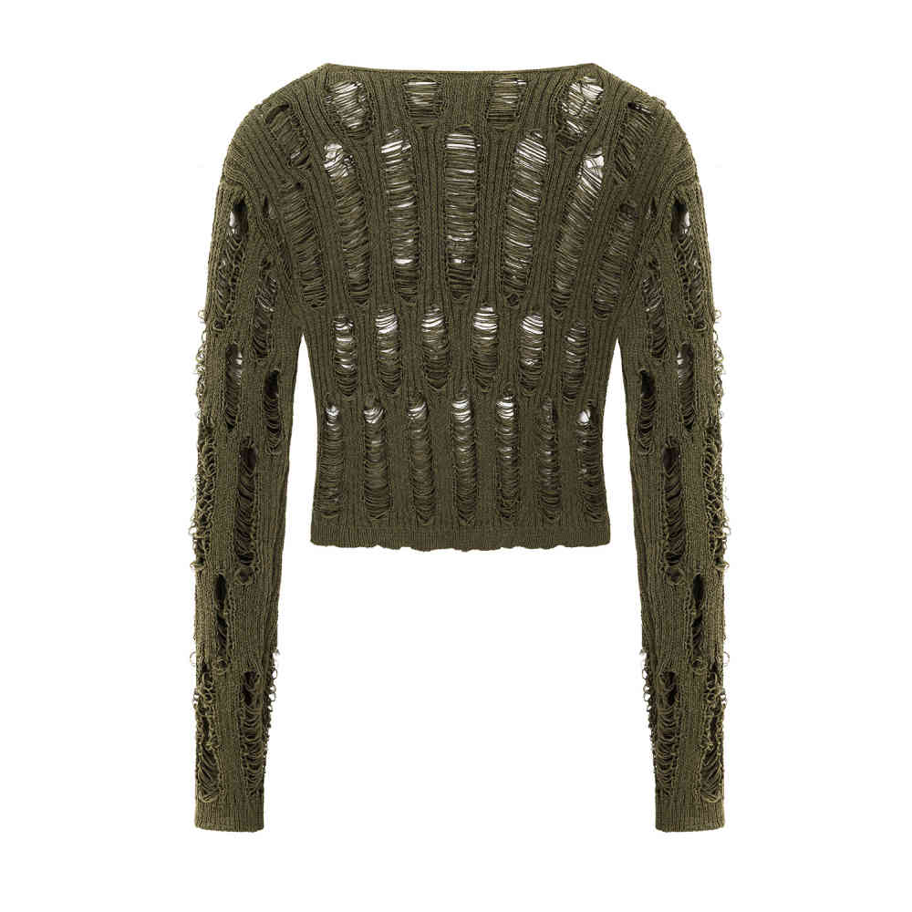 Banned - Prima Pull en tricot - Olive verte/Vert